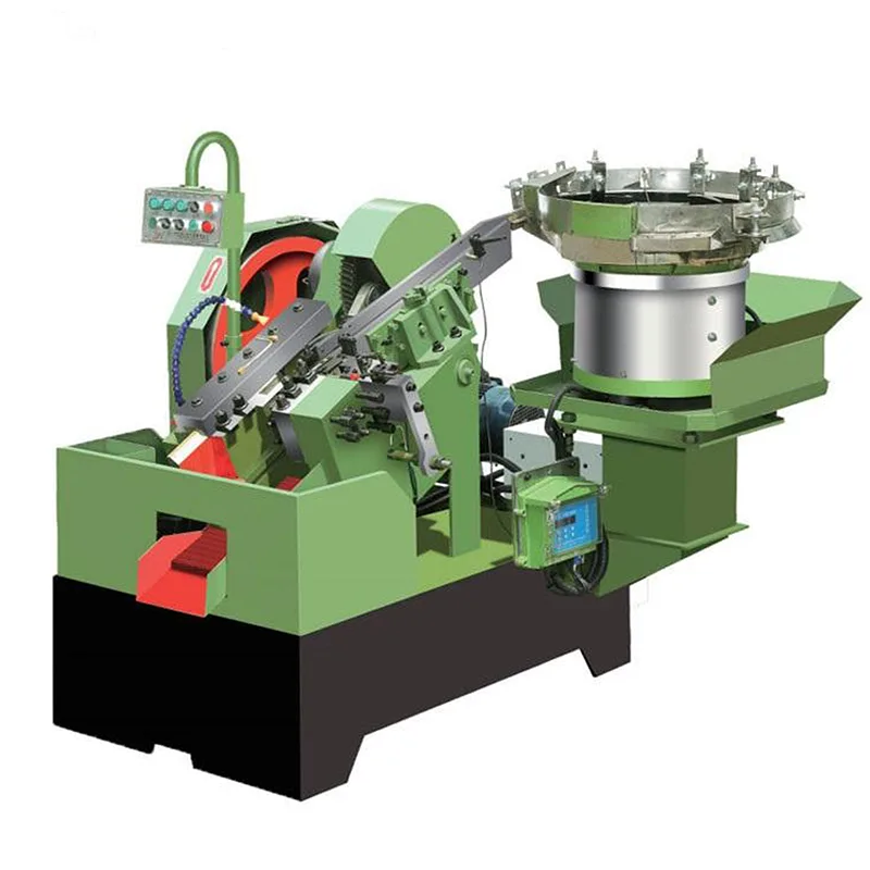 Vibrator Feeder Type Threading Rolling Machine with Gear Exposed